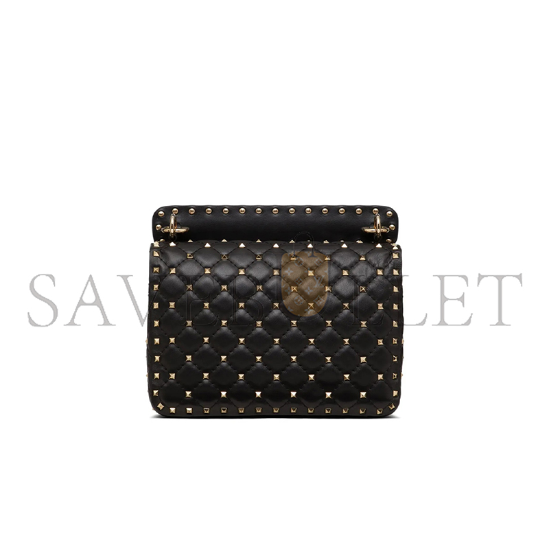 Va1e*ntin0 garavani rockstud spike medium shoulder bag (23*16*10cm)